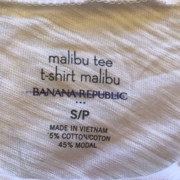 Banana Republic Malibu White Slub Tank (NWOT) (Size: Small) - Picture 7 of 7
